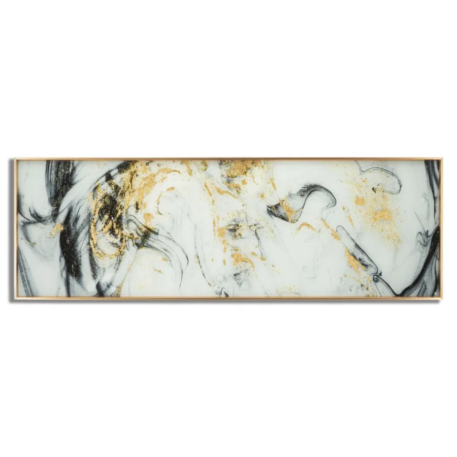 PANEL SZKLANY z RAMĄ LONG GHOST 120x3,5x40 cm